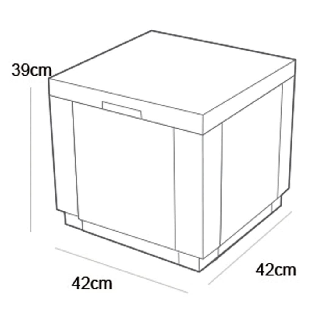 Keter Koelbox Ice Cube cappuccino 223761