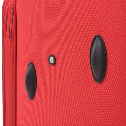 Kofferset rood 3-delig