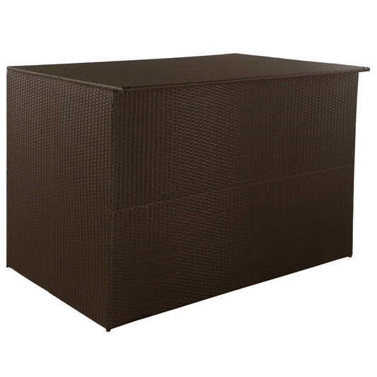 Tuinbox 150x100x100 cm poly rattan bruin