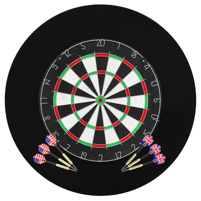 Dartbord professioneel met 6 darts en surround sisal