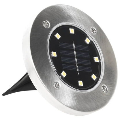 Grondlampen 8 st solar LED warmwit