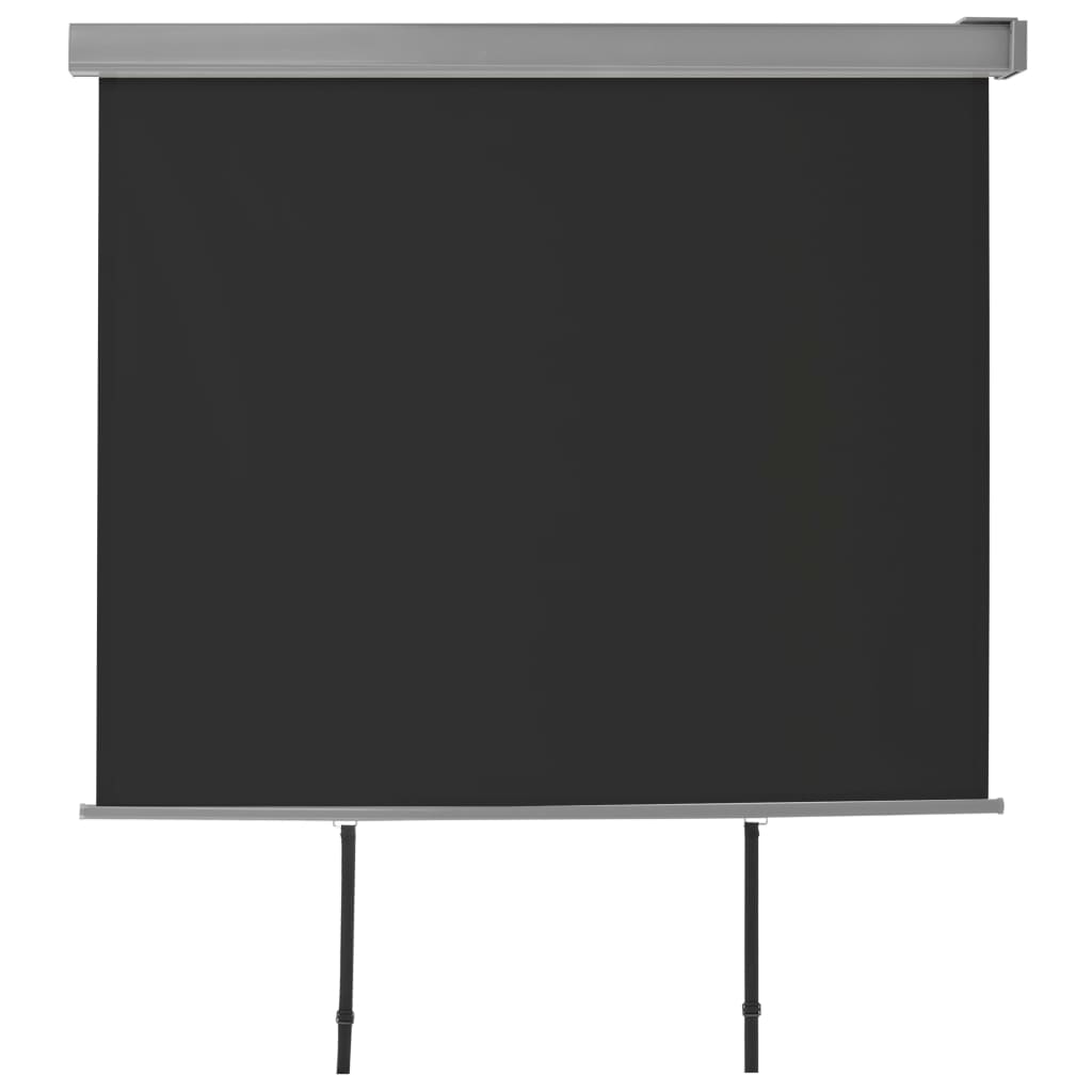 Balkonscherm 150x200 cm zwart