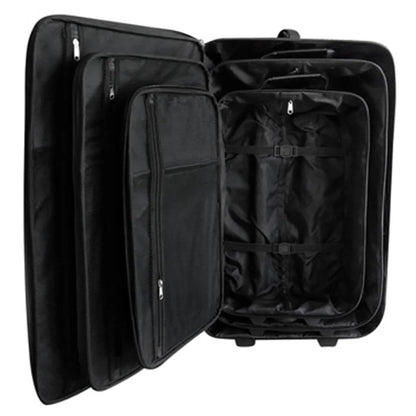 kofferset reisbagage set zwart 5-delig
