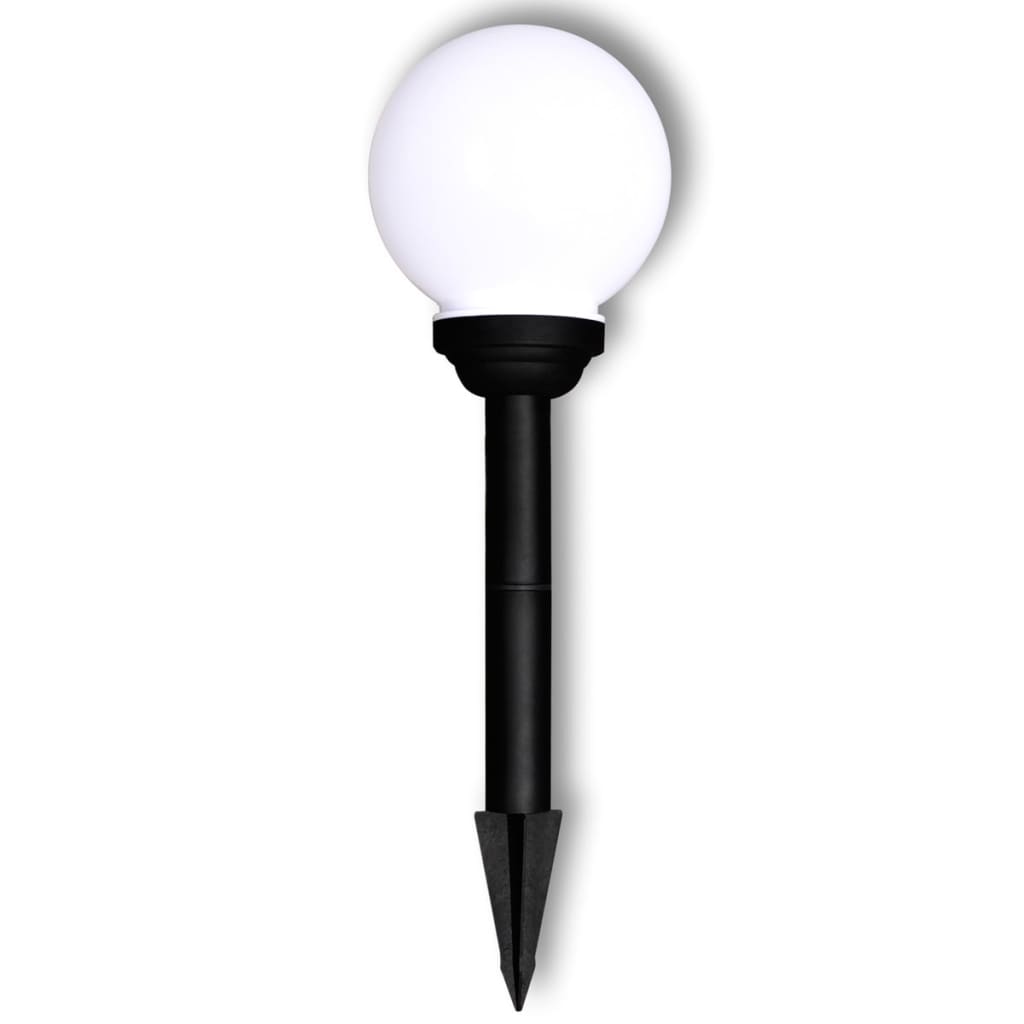 Tuinpadlampen 4 st met grondpin LED 15 cm