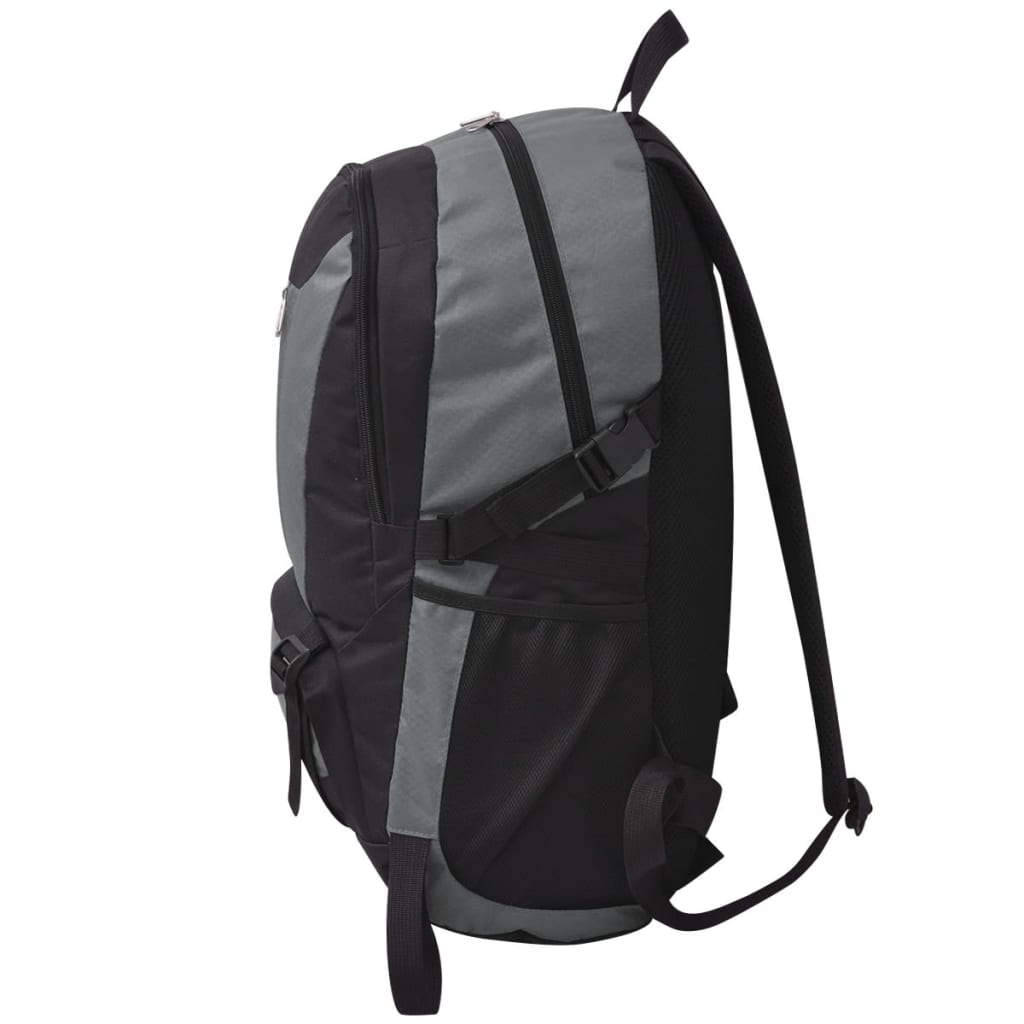 Hiking rugzak 40 L zwart en grijs