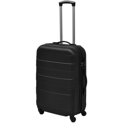 3-delige Kofferset hard 45,5/55/66 cm zwart