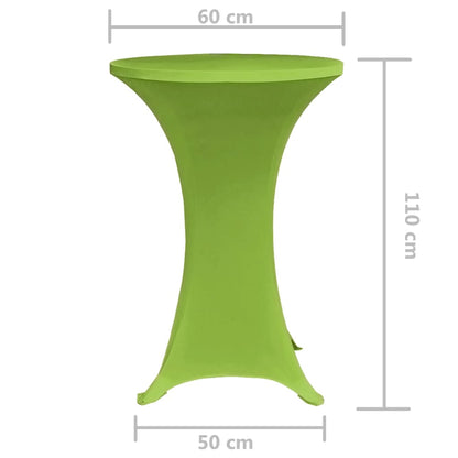 Tafelhoes stretch 2 stuks 60 cm groen