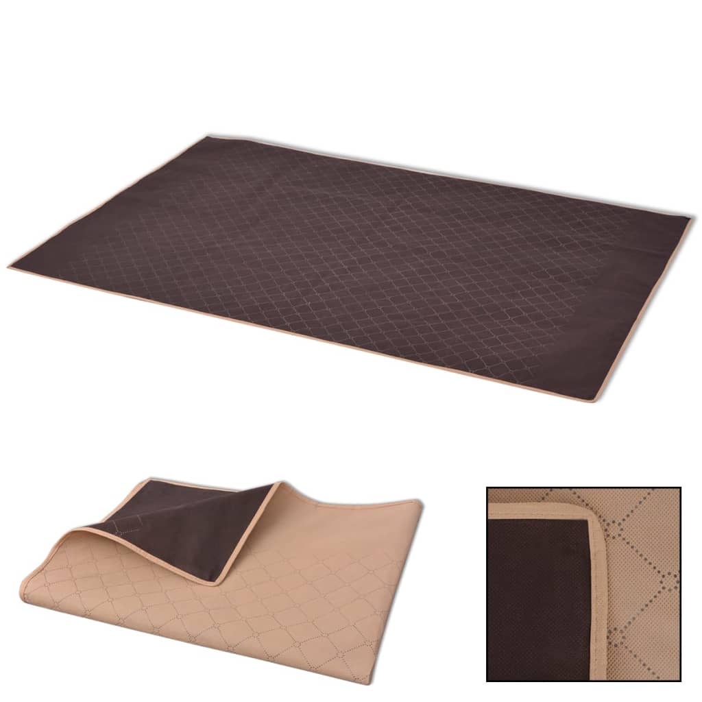 Picknickkleed 100x150 cm beige en bruin