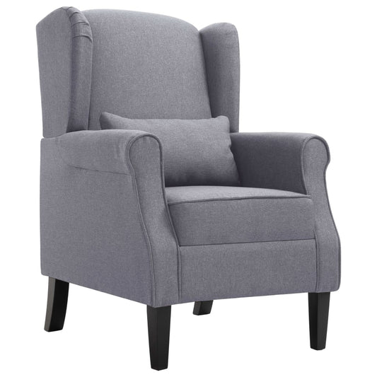 Fauteuil stof donkergrijs