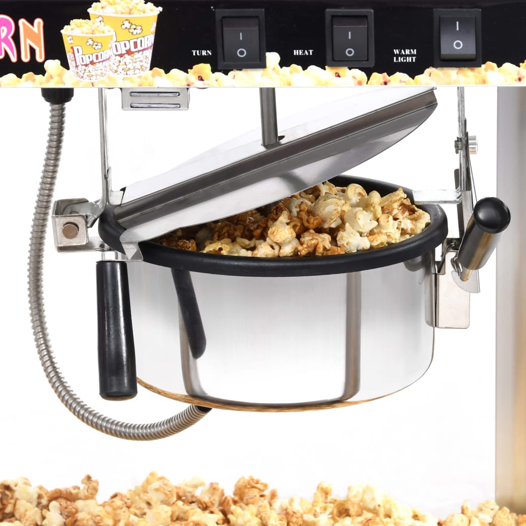 Popcornmaker met teflonpan 1400 W