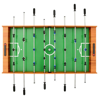 Voetbaltafel inklapbaar 121x61x80 cm lichtbruin