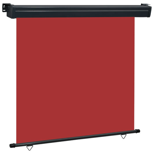 Balkonscherm 160x250 cm rood