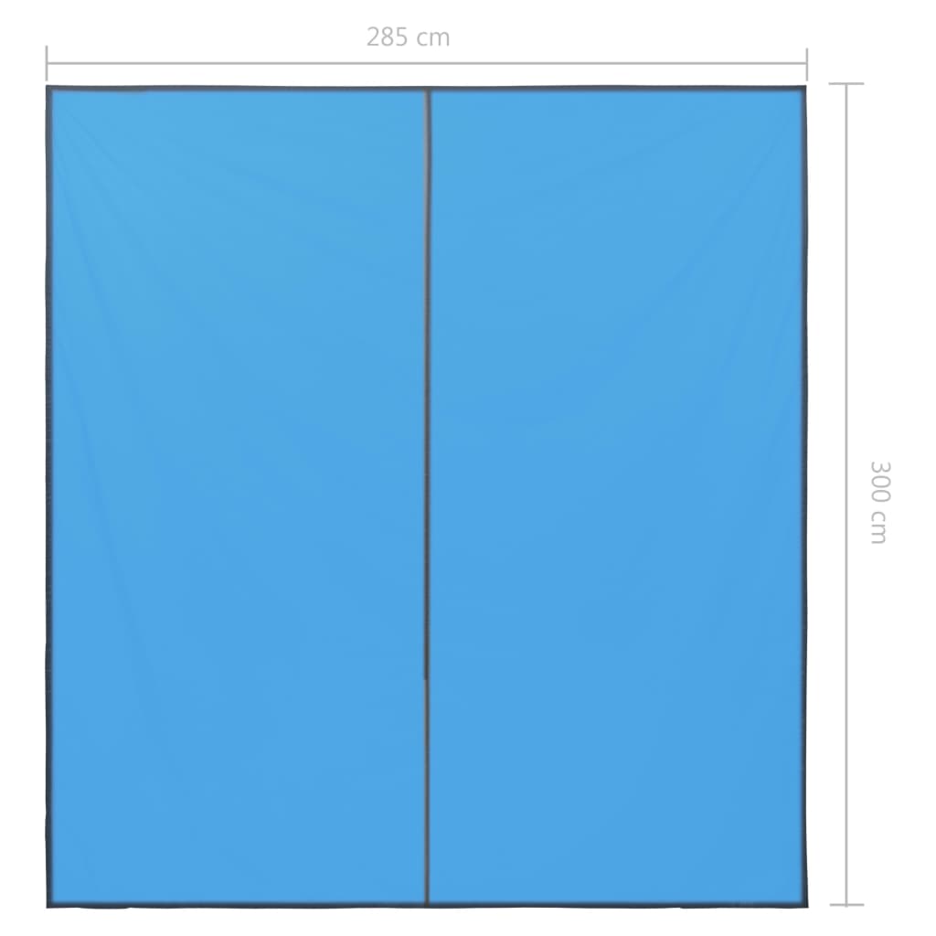 Afdekzeil 3x2,85 m blauw