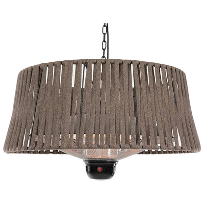 Sunred Hangende verwarmer Artix Corda 1800 W halogeen bruin