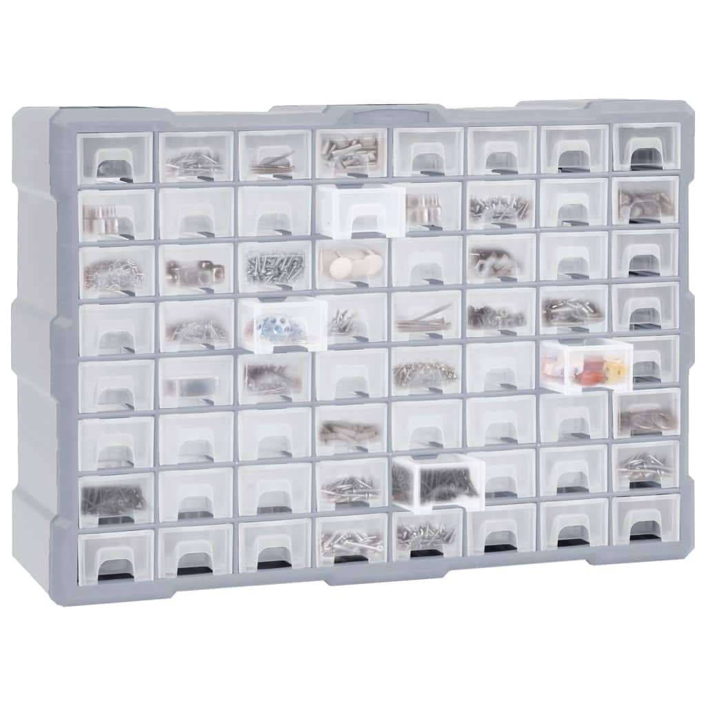 Organiser met 64 lades 52x16x37,5 cm