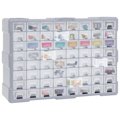 Organiser met 64 lades 52x16x37,5 cm