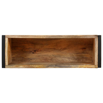 Plantenbak 60x20x68 cm ruw mangohout