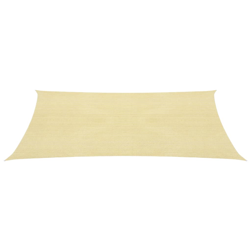 Zonnezeil 160 g/m² 2,5x3 m HDPE beige