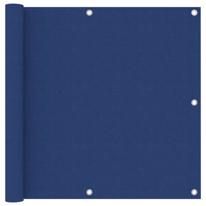 Balkonscherm 90x500 cm oxford stof blauw