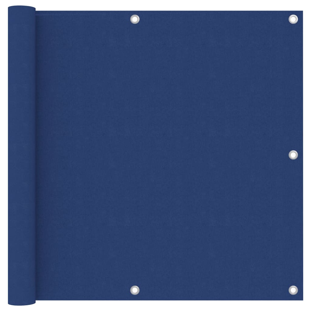 Balkonscherm 90x600 cm oxford stof blauw