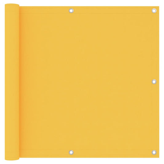 Balkonscherm 90x300 cm oxford stof geel