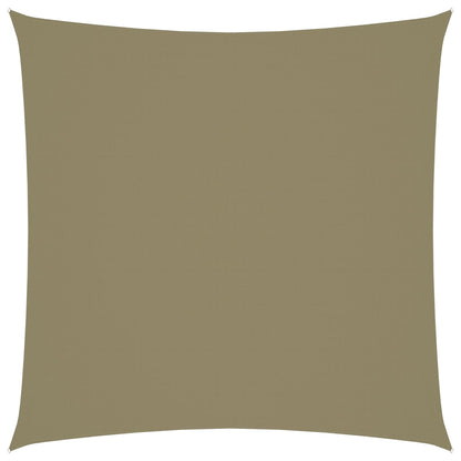 Zonnescherm vierkant 7x7 m oxford stof beige