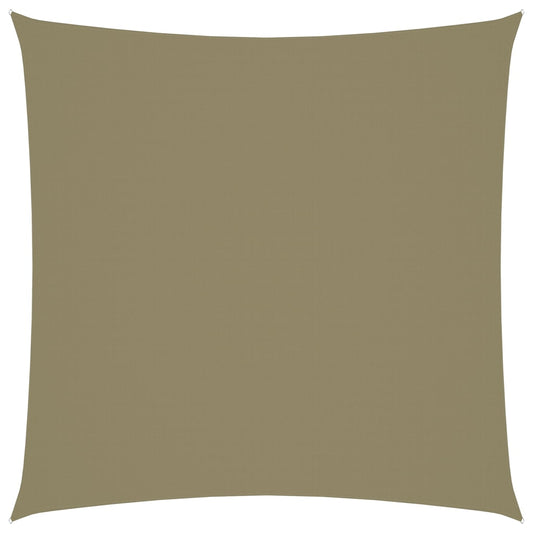 Zonnescherm vierkant 7x7 m oxford stof beige