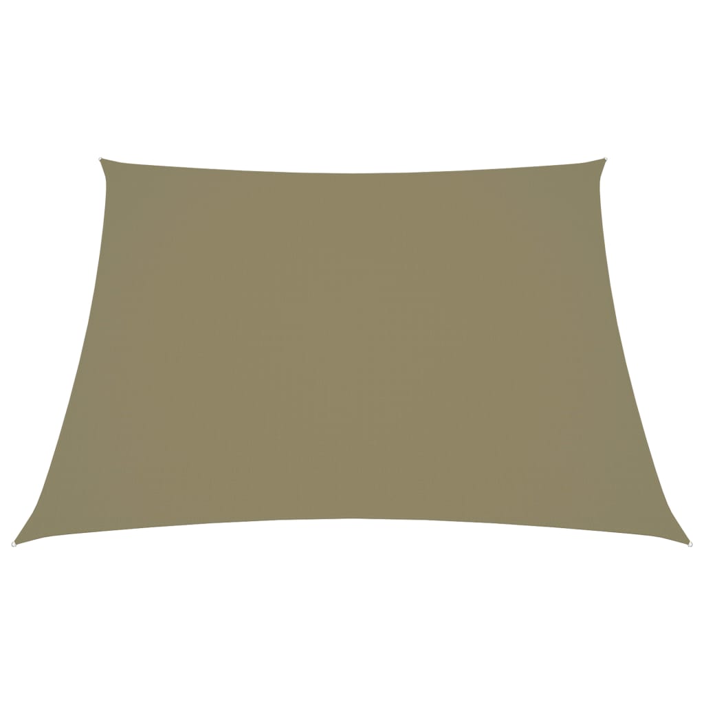 Zonnescherm vierkant 7x7 m oxford stof beige