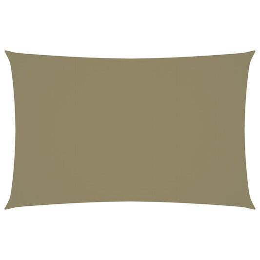 Zonnescherm rechthoekig 2x4,5 m oxford stof beige