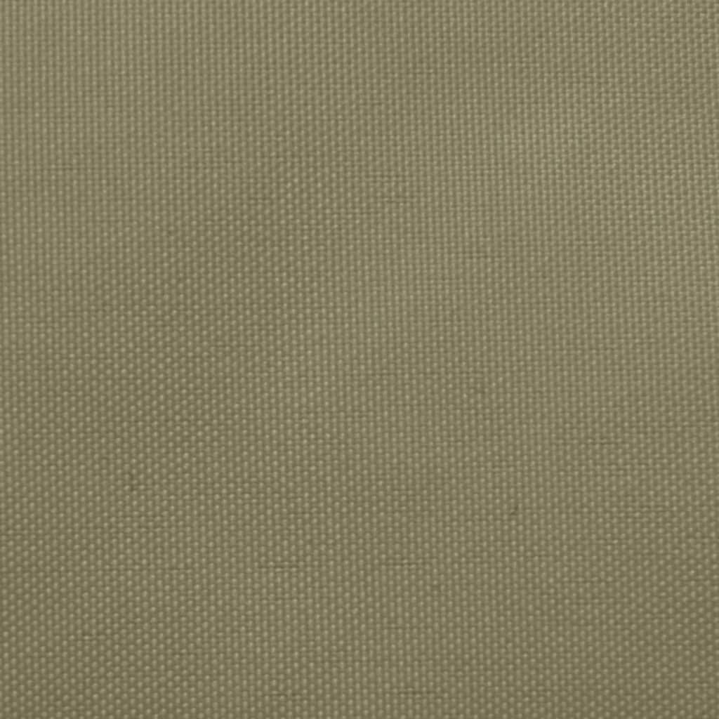 Zonnezeil trapezium 3/5x4 m oxford stof beige