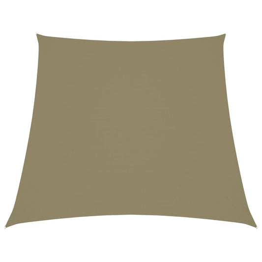 Zonnescherm trapezium 4/5x4 m oxford stof beige