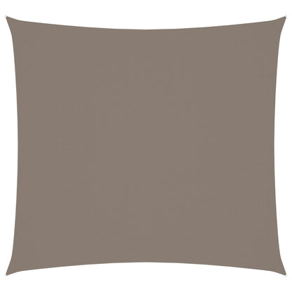 Zonnescherm vierkant 7x7 m oxford stof taupe