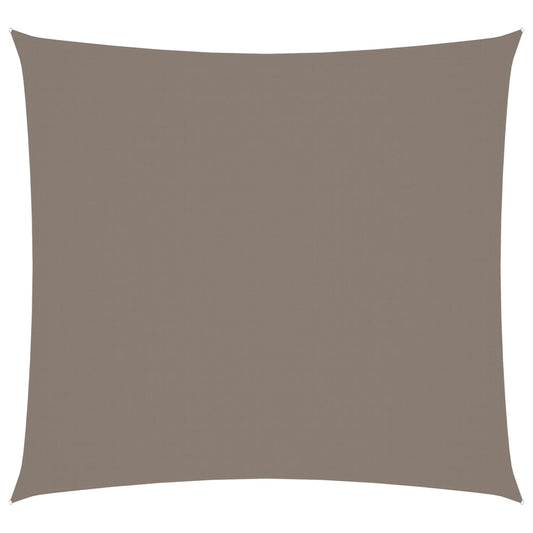 Zonnescherm vierkant 7x7 m oxford stof taupe