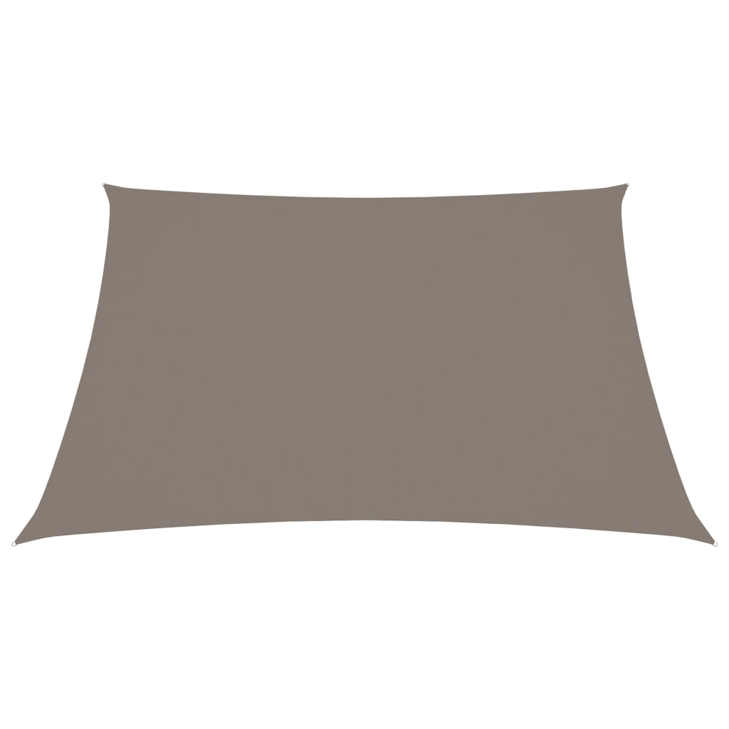 Zonnescherm vierkant 7x7 m oxford stof taupe