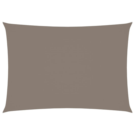 Zonnescherm rechthoekig 2x4 m oxford stof taupe