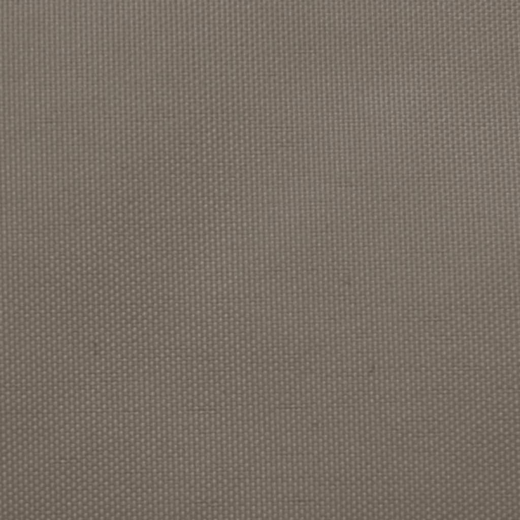 Zonnescherm rechthoekig 5x8 m oxford stof taupe