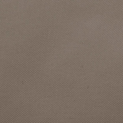 Zonnescherm rechthoekig 5x8 m oxford stof taupe