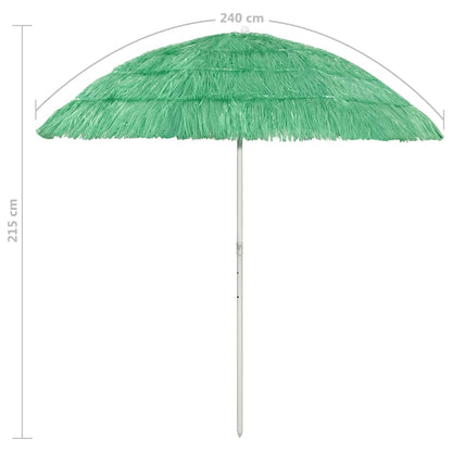 Strandparasol Hawaï 240 cm groen