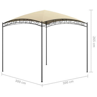 Prieel 180 g/m² 3x3x2,65 m crème