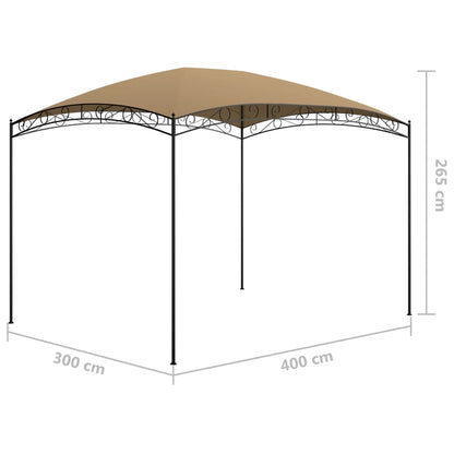Prieel 180 g/m² 3x4x2,65 m taupe