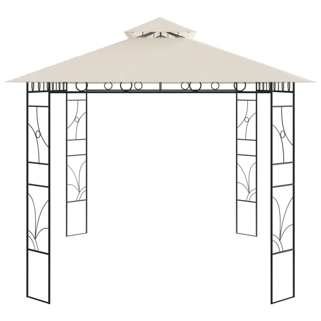 Prieel 160 g/m² 4x3x2,7 m crèmekleurig