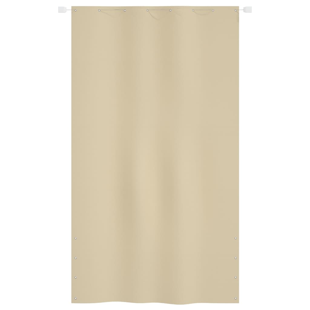 Balkonscherm 140x240 cm oxford stof beige