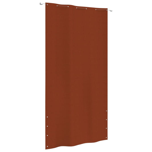 Balkonscherm 140x240 cm oxford stof terracottakleurig