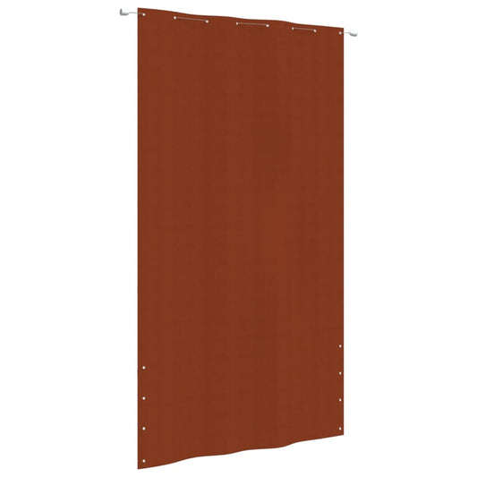 Balkonscherm 160x240 cm oxford stof terracottakleurig