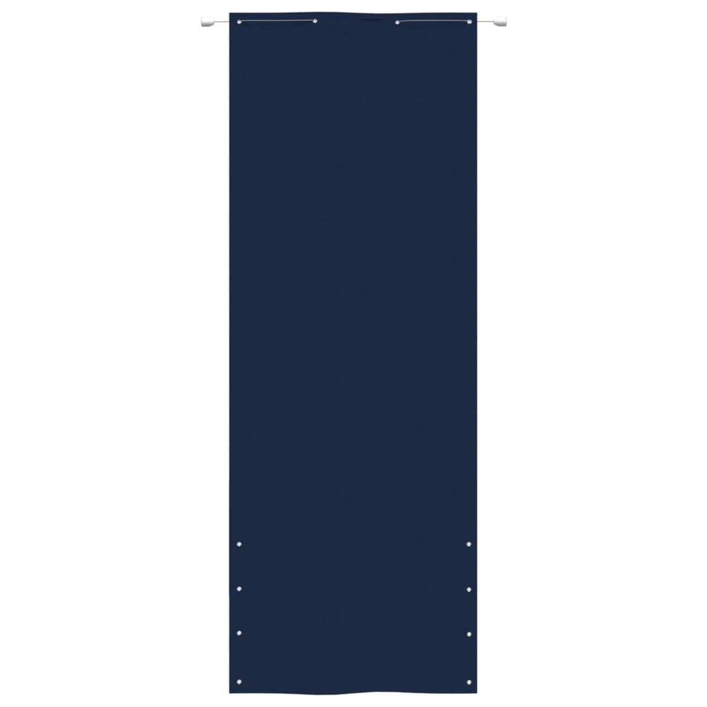 Balkonscherm 80x240 cm oxford stof blauw