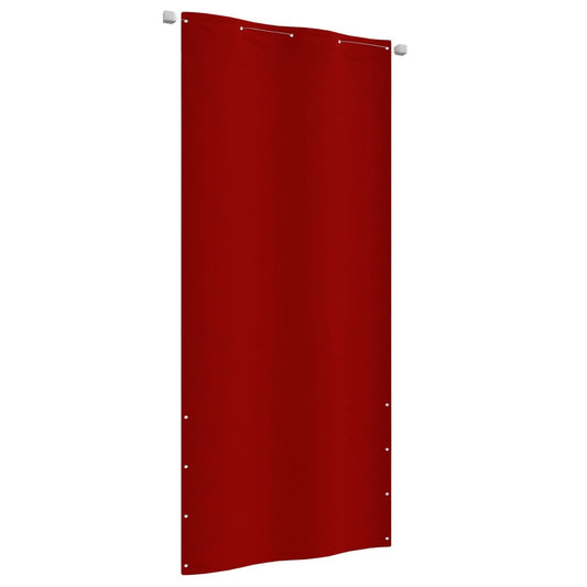 Balkonscherm 100x240 cm oxford stof rood