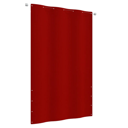 Balkonscherm 140x240 cm oxford stof rood