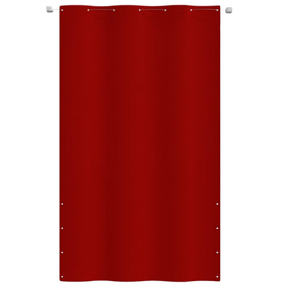 Balkonscherm 140x240 cm oxford stof rood