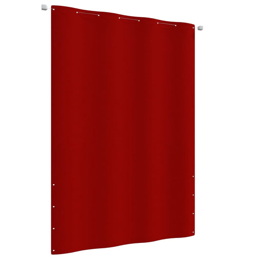 Balkonscherm 160x240 cm oxford stof rood