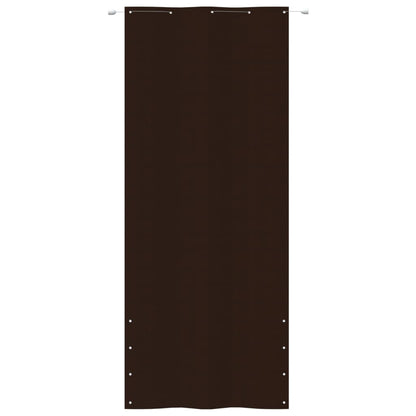 Balkonscherm 100x240 cm oxford stof bruin